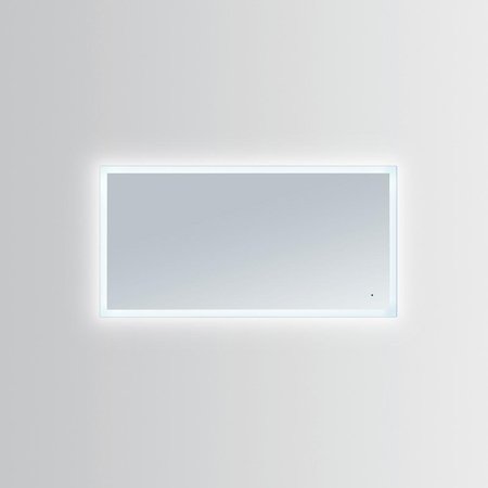 INNOCI-USA Hera 56 in. W x 36 in. H Rectangular LED Mirror with Touchless Control 63505636